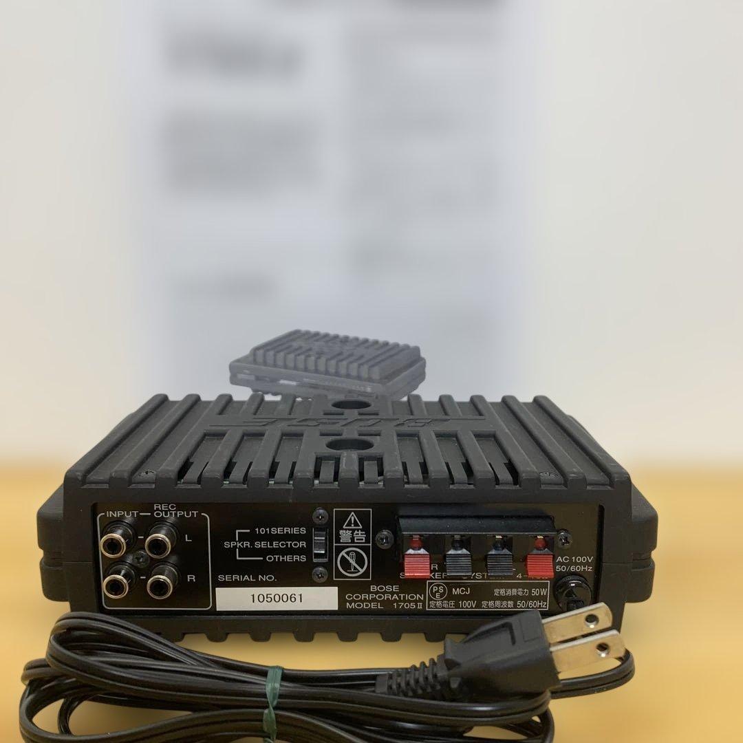 BOSE 1705Ⅱ ステレオパワーアンプ メンテナンス済 良好動作品