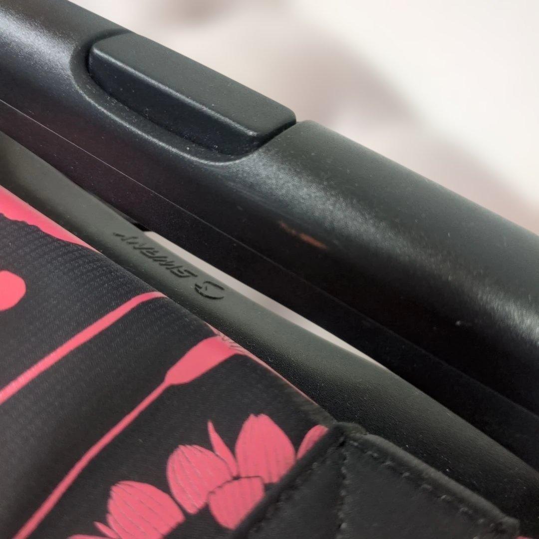 スワニー　中原淳一コラボ　キャリー　ブラック×ピンク <4輪ストッパー付>