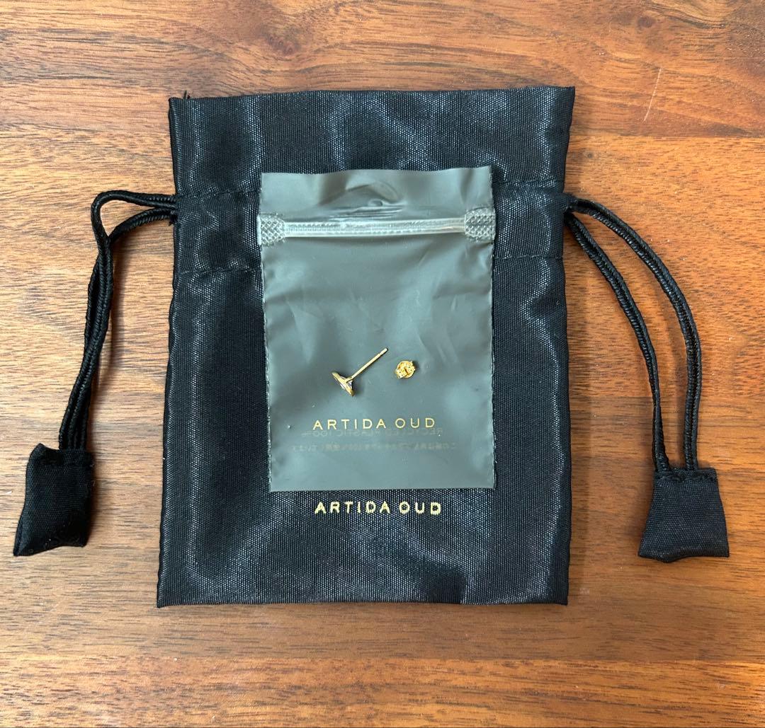 K10 ペアシェイプ タンザナイト スタッド ピアス artida oud