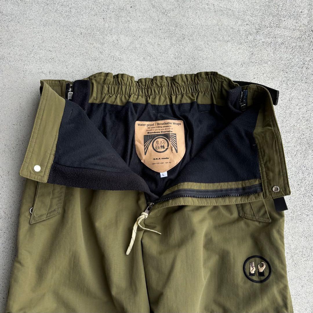 USA製 90s 古着 スキーウェア ナイロンパンツ スノーボード ギミック