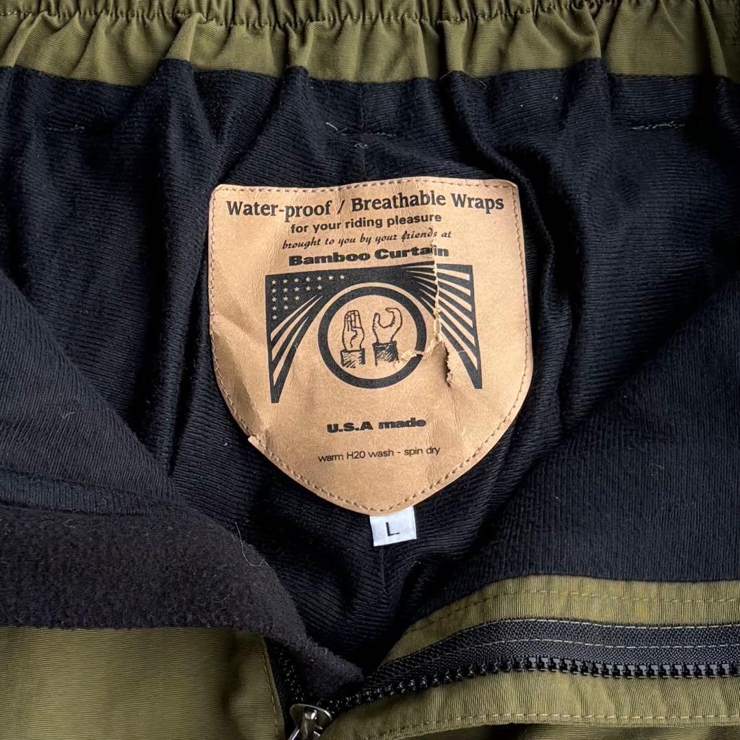 USA製 90s 古着 スキーウェア ナイロンパンツ スノーボード ギミック