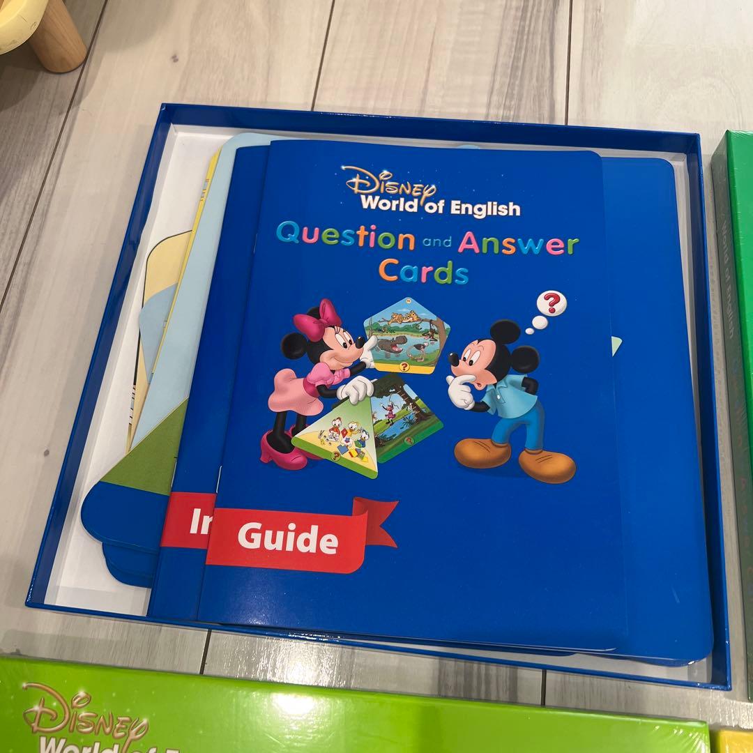 2020年購入　DWEクエスチョンアンドアンサー ディズニー 英語　Q&Aカード