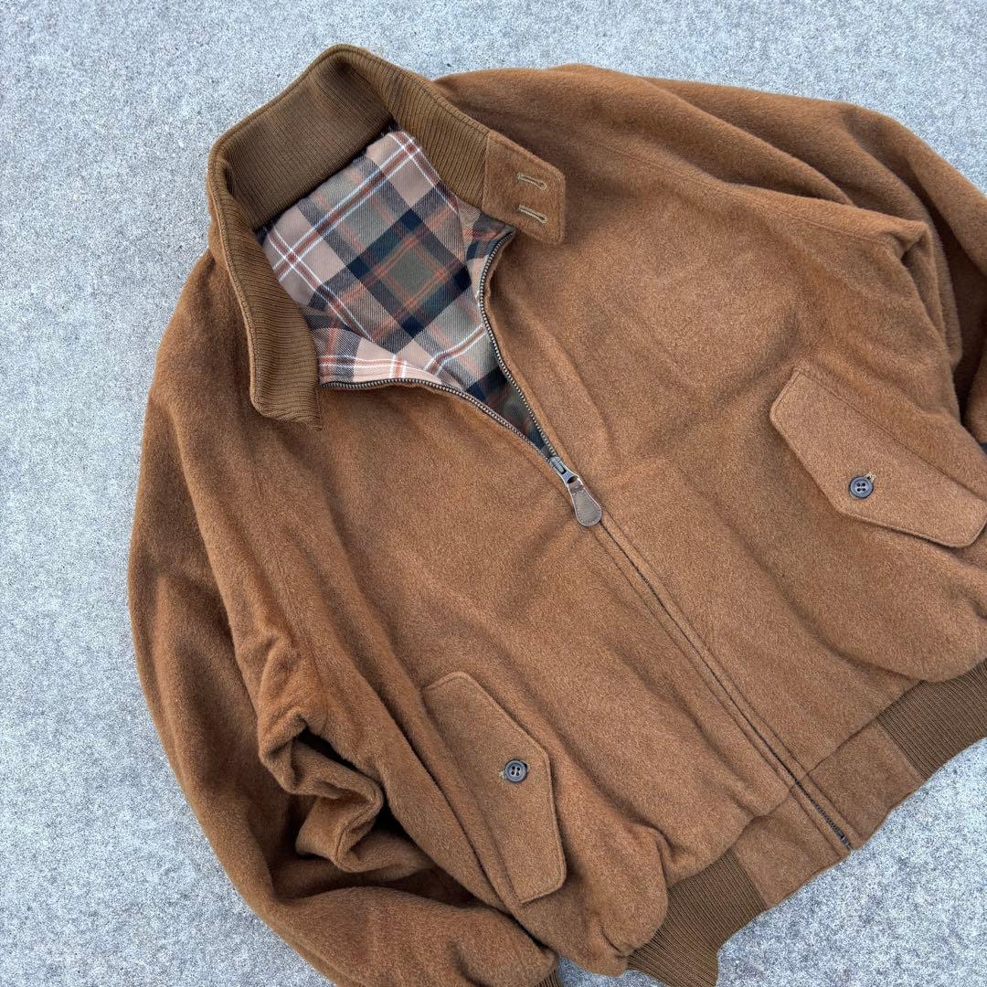 90’s vintage ウールブルゾン ブラウン 短丈 アメカジ カジュアル
