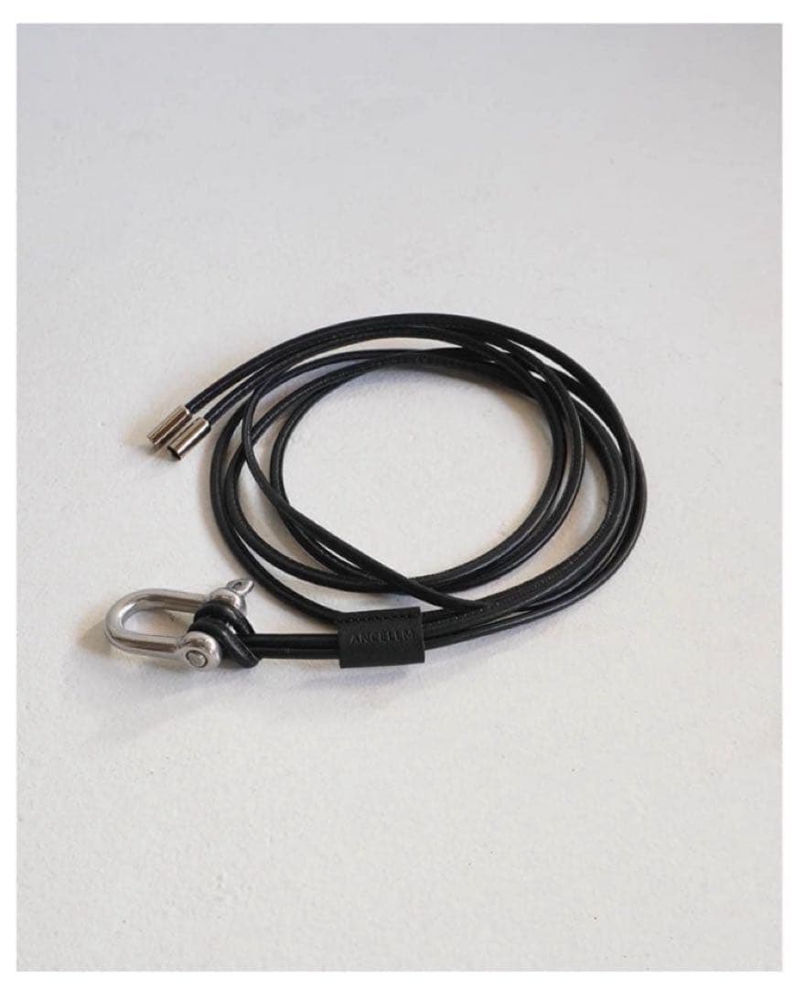 小物 2025AW ANCELLM LEATHER ROPE BELT