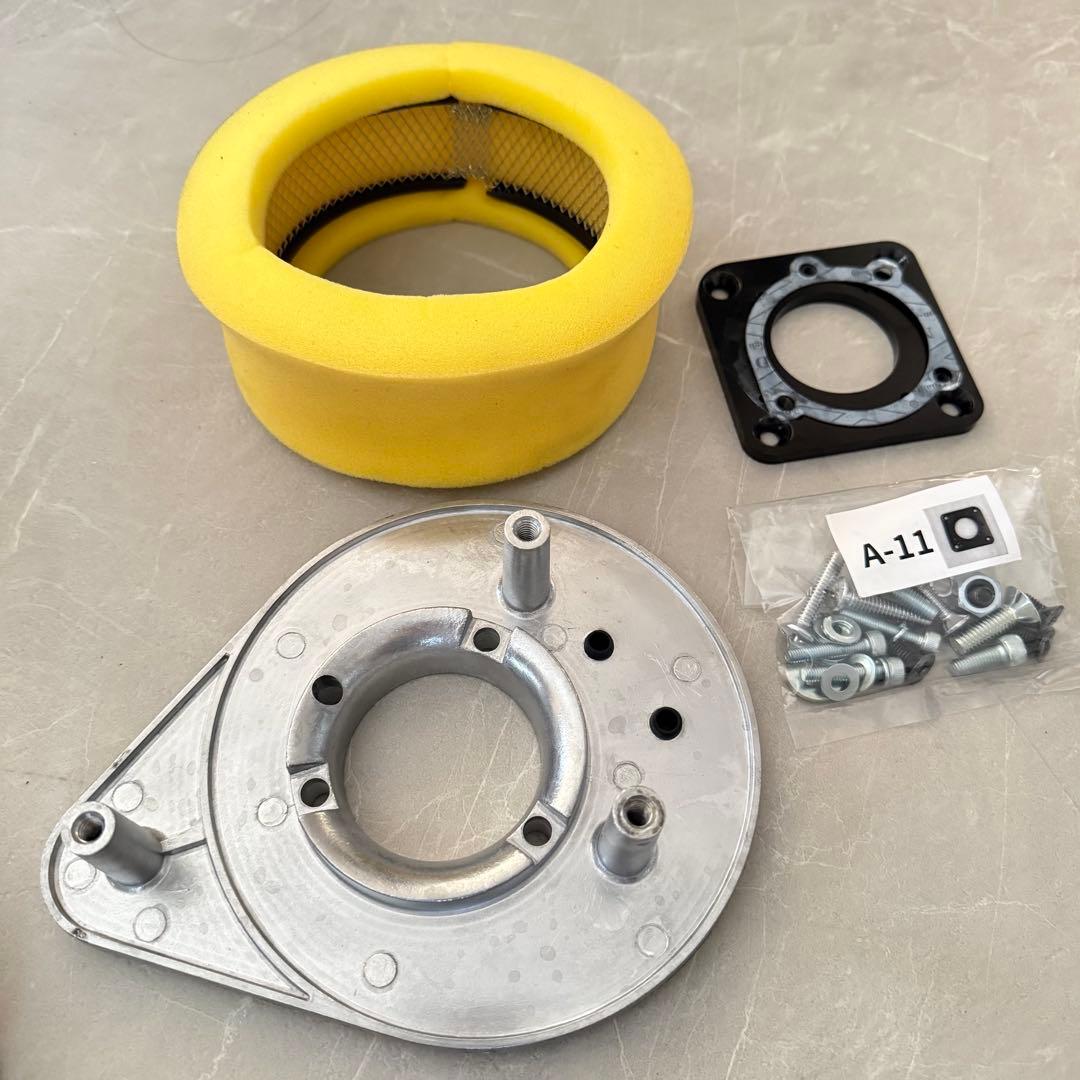 イントルーダークラシック400 ティアドロップエアクリーナー