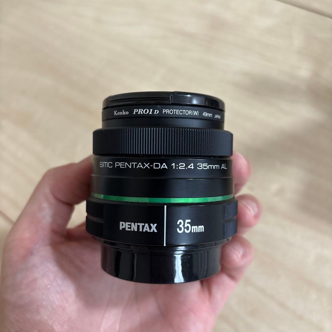 PENTAX DA 35mm f/2.4 AL 単焦点レンズ 保護レンズ付