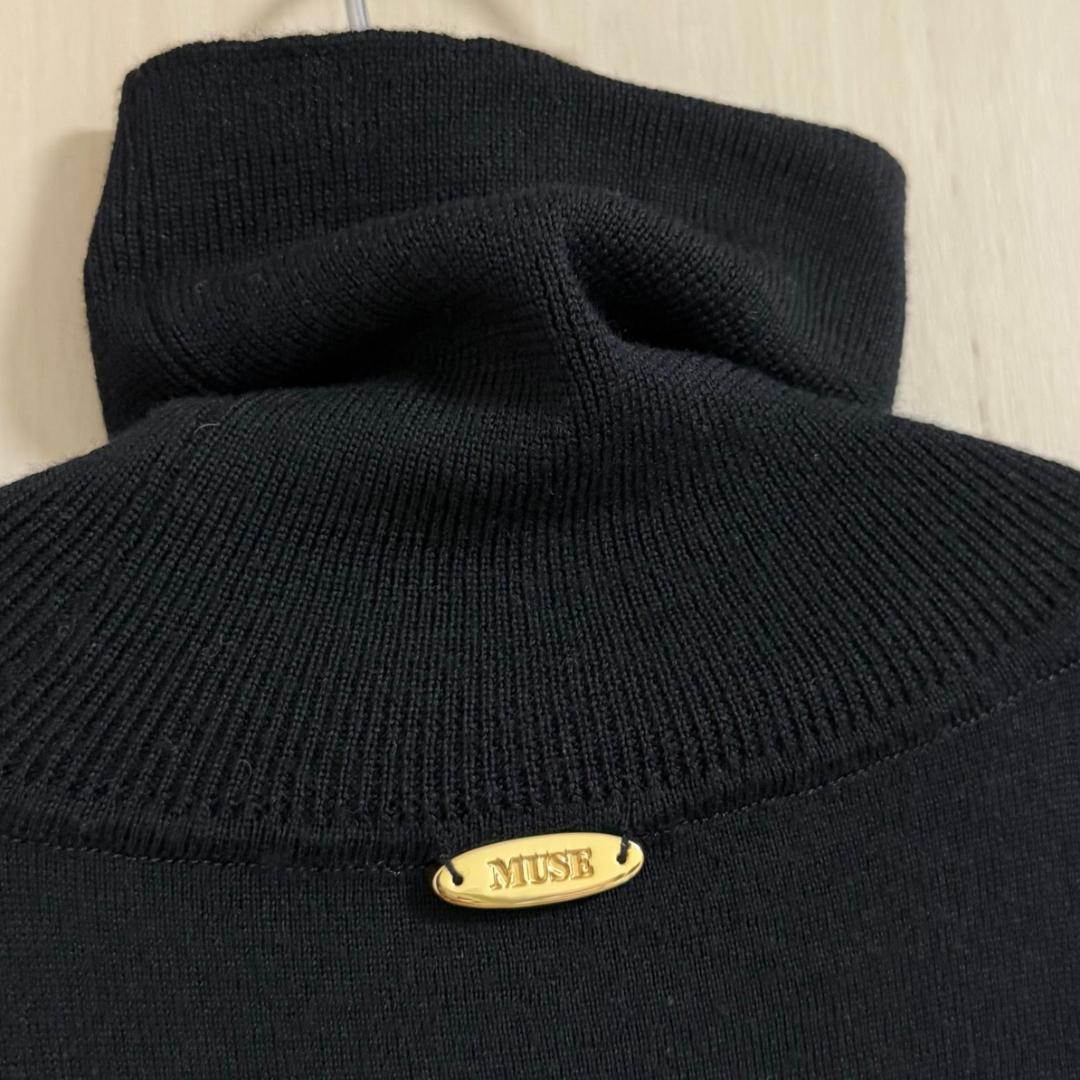 クリーニング済 ドゥーズィエムクラス ミレニアムタートルネックワイドプルオーバー