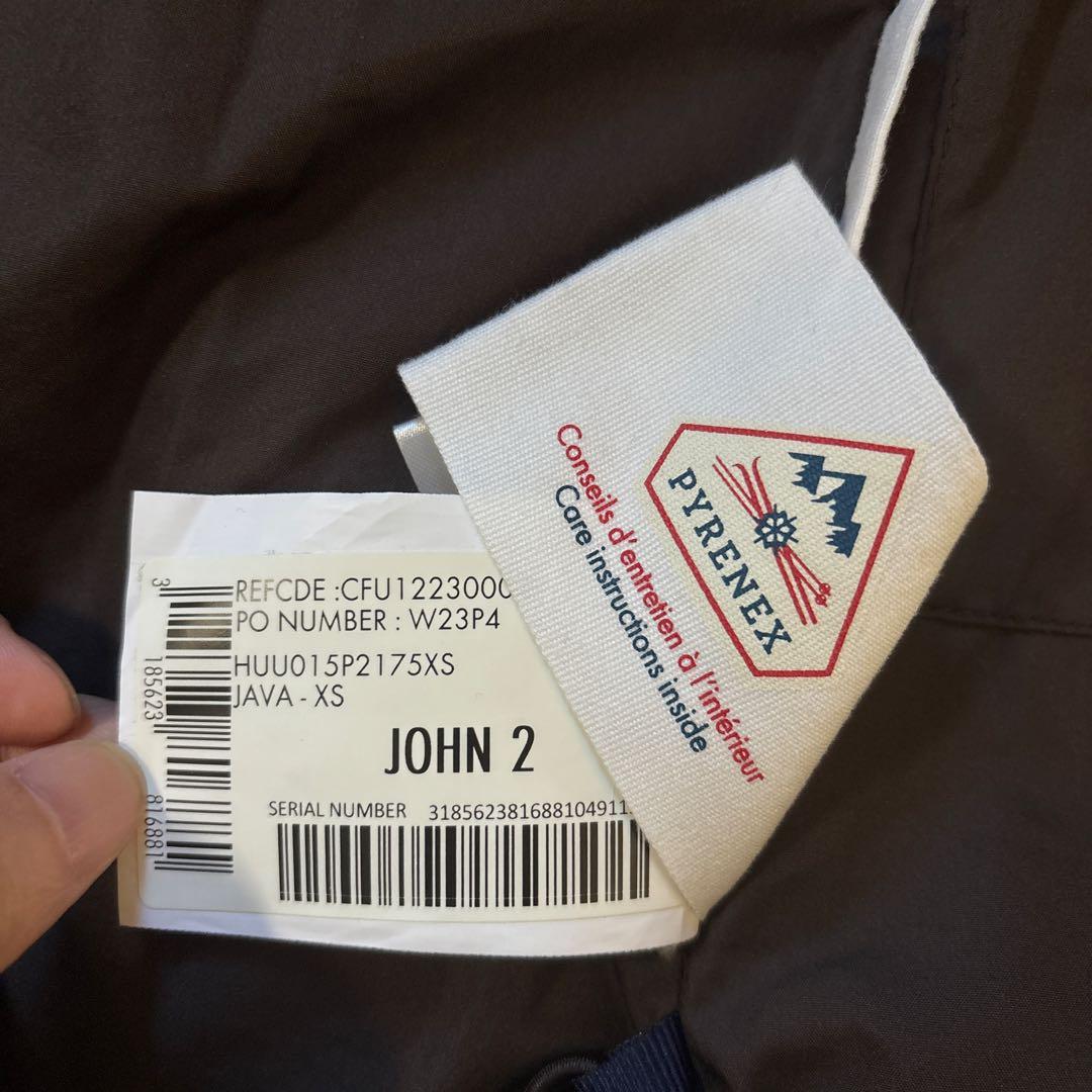 PYRENEX ダウンベスト XS ジャバ