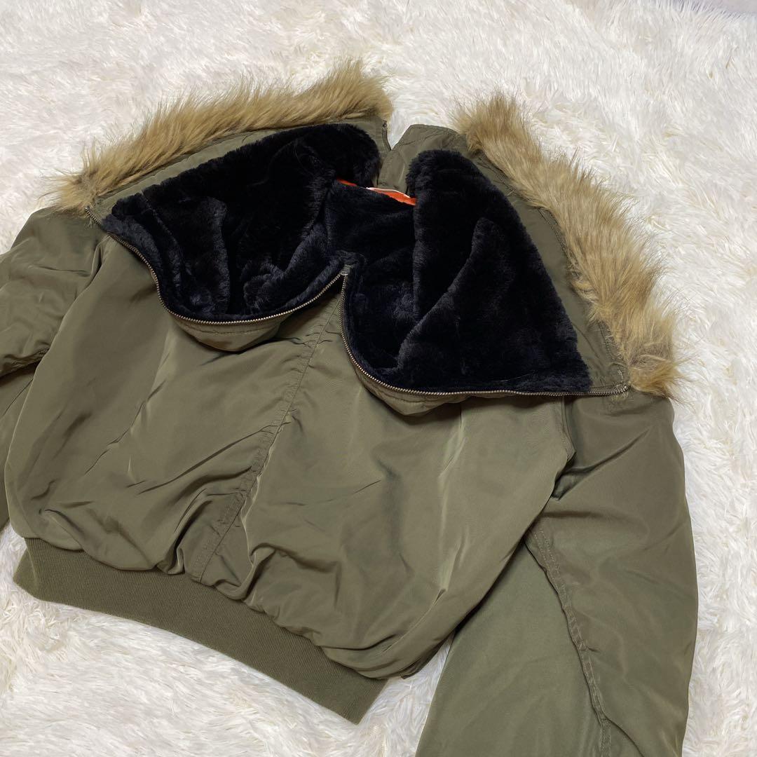 ✨美品✨ショート丈ジャケット N2B y2k 平成ギャル 短丈 グランジ