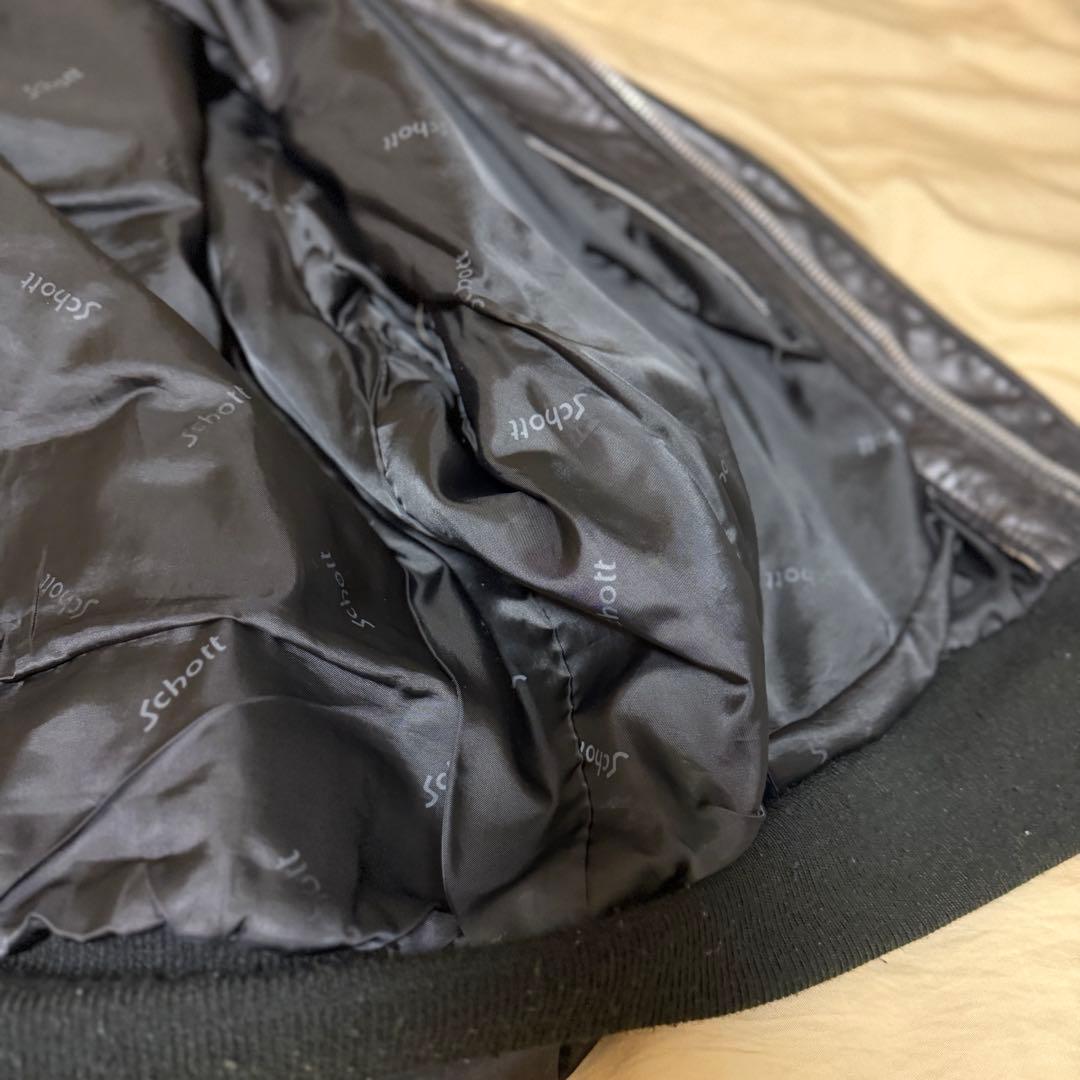 Schott（ショット）レザーボンバージャケット（フライトジャケット）