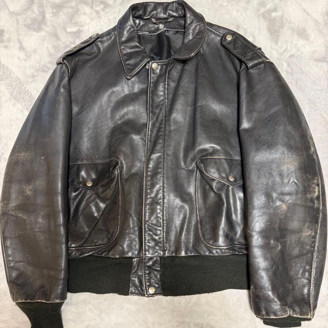 Schott（ショット）レザーボンバージャケット（フライトジャケット）