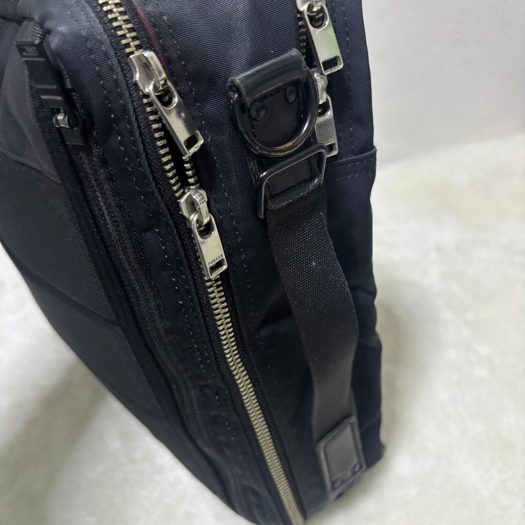 【希少】ポーター　リフト　ビジネスバッグ　リュック　ブラック　2way 2層