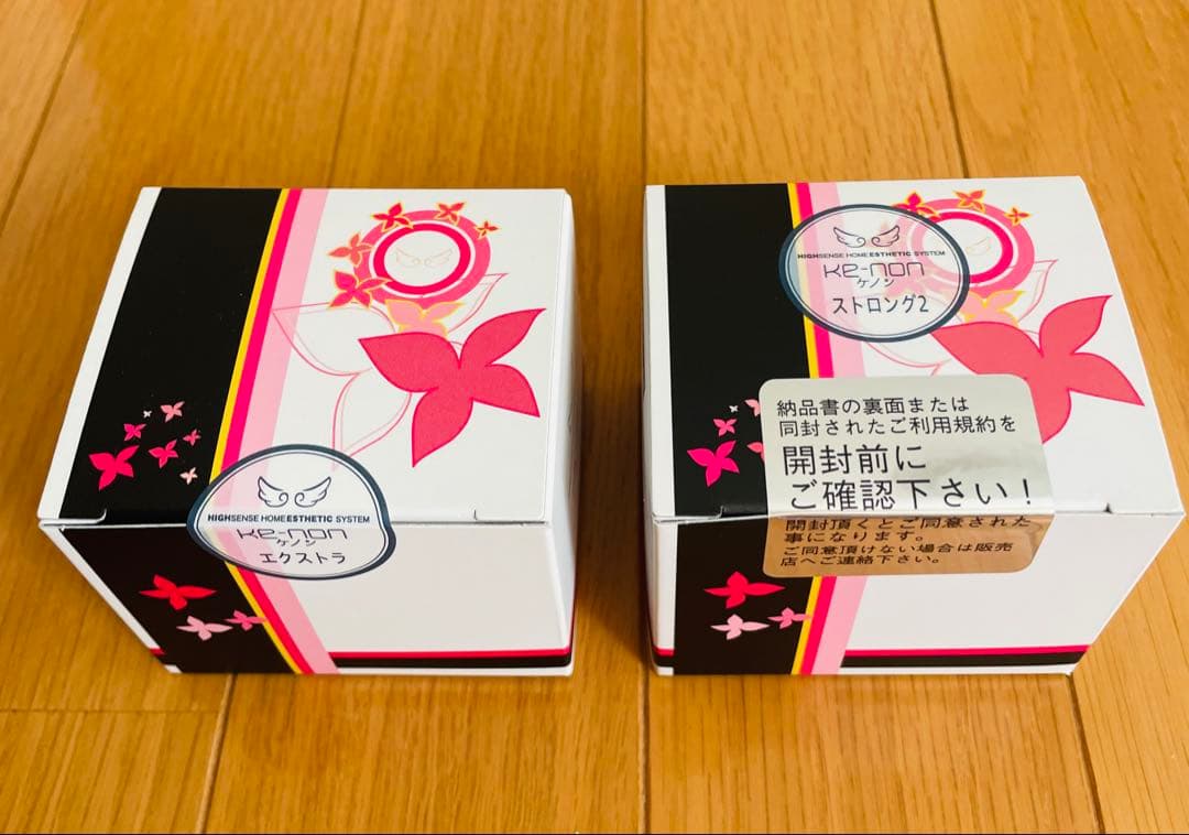 【新品未開封】　KE-NON ケノン脱毛器 Ver.8.7 カートリッジ2種付き