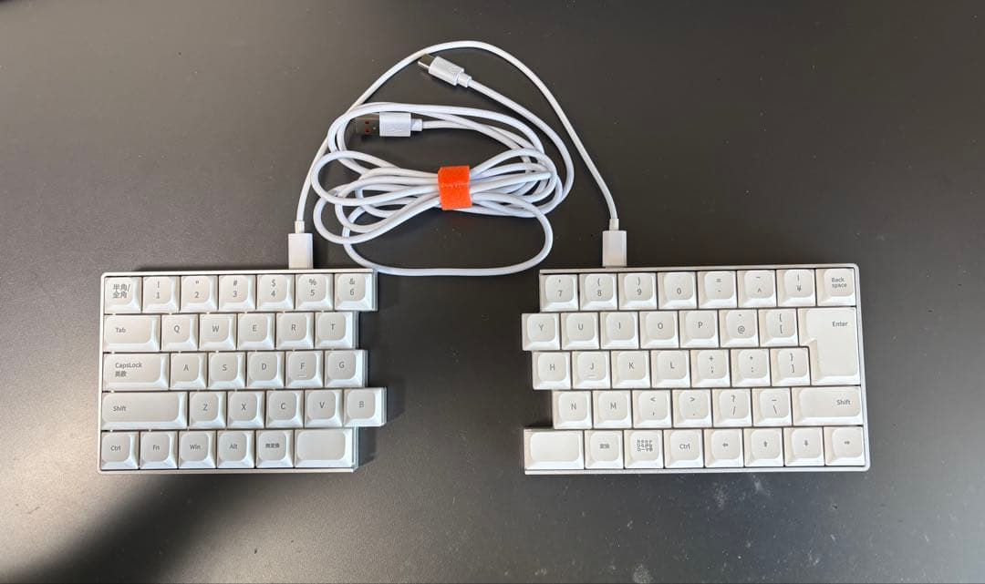 ライジュウ NISABI 日本語配列 分割式 メカニカルキーボード