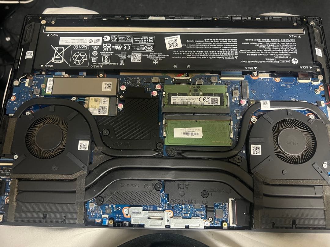 Samsung DDR5-4800 16GB(8GB×2枚) OMEN抜き取り品