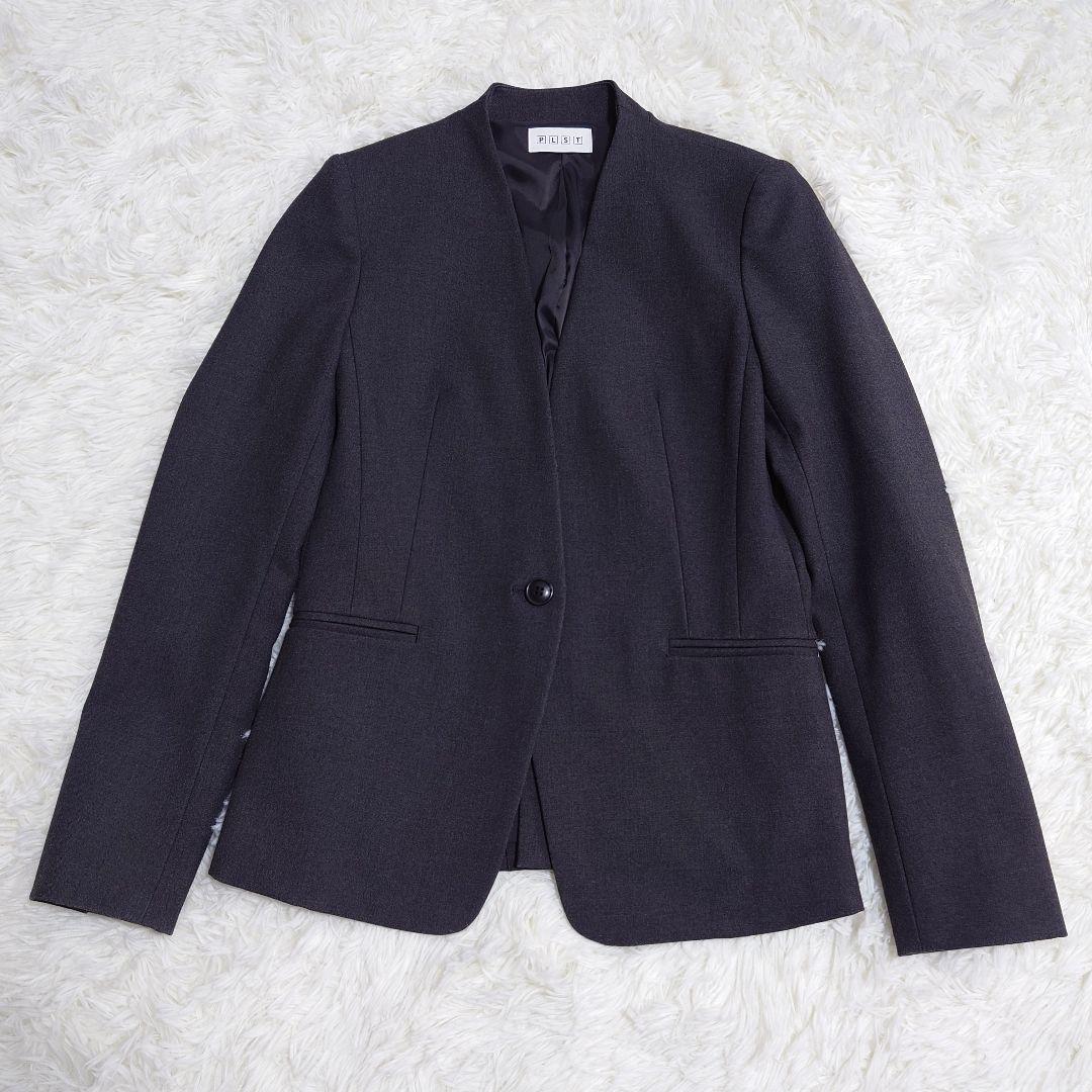 ✩美品✩ PLST プラステ ノーカラー スーツ セットアップ 上XS下XXS