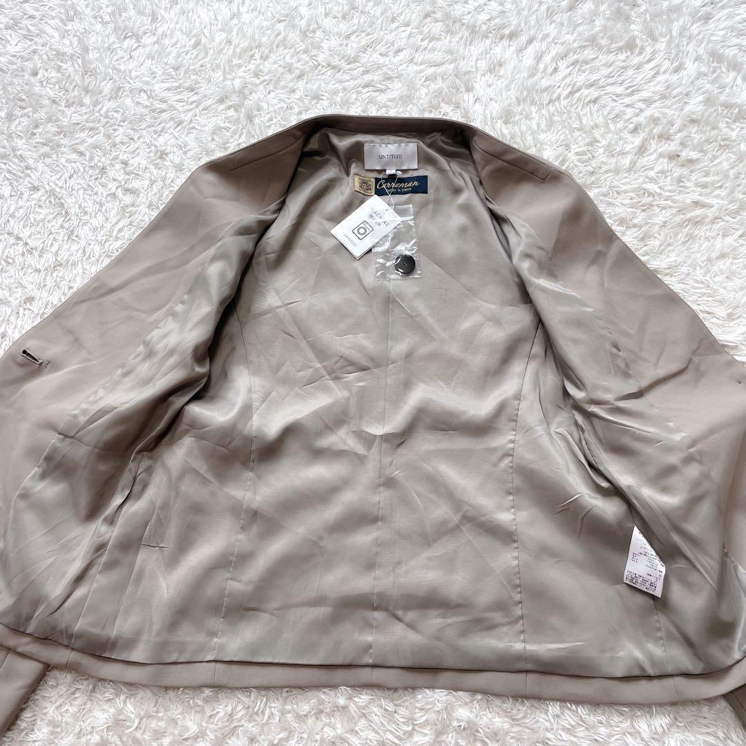 美品✨ アンタイトル ノーカラー パンツ セットアップ 3点セット 近年モデル