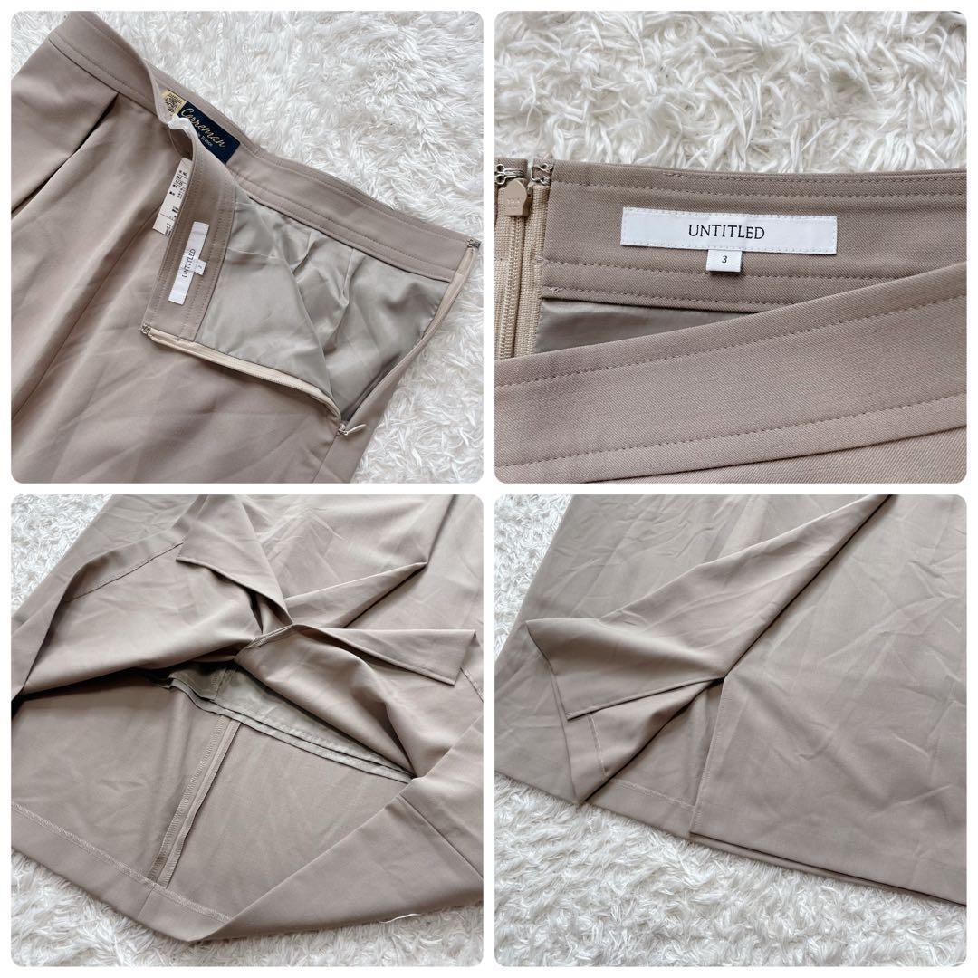 美品✨ アンタイトル ノーカラー パンツ セットアップ 3点セット 近年モデル