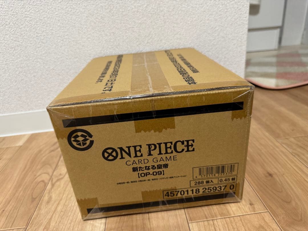 未開封カートン　ワンピースカードゲーム新たなる冒険OP-09