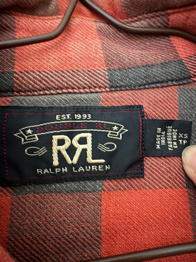 RRL Ralph Lauren プラッド ツイル ワークシャツ