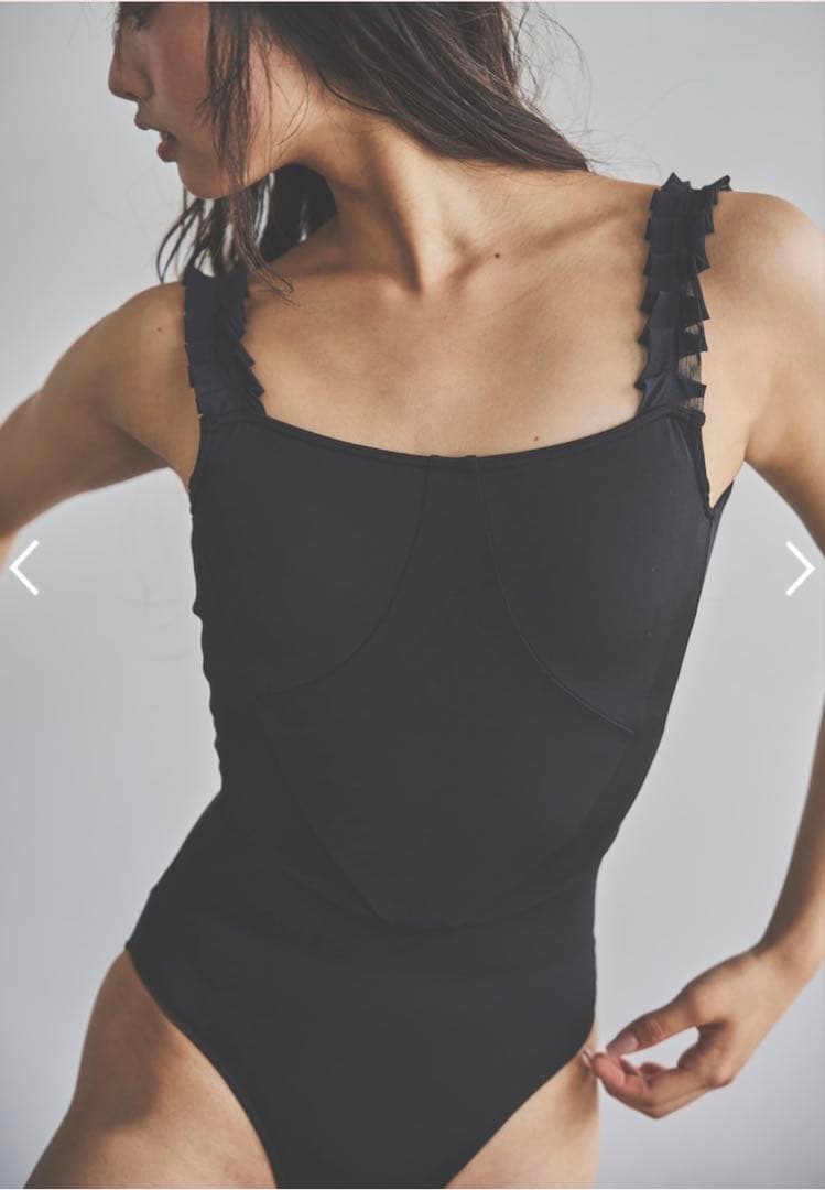 Retune stinaレオタードserenadeセレナーデレディースP黒