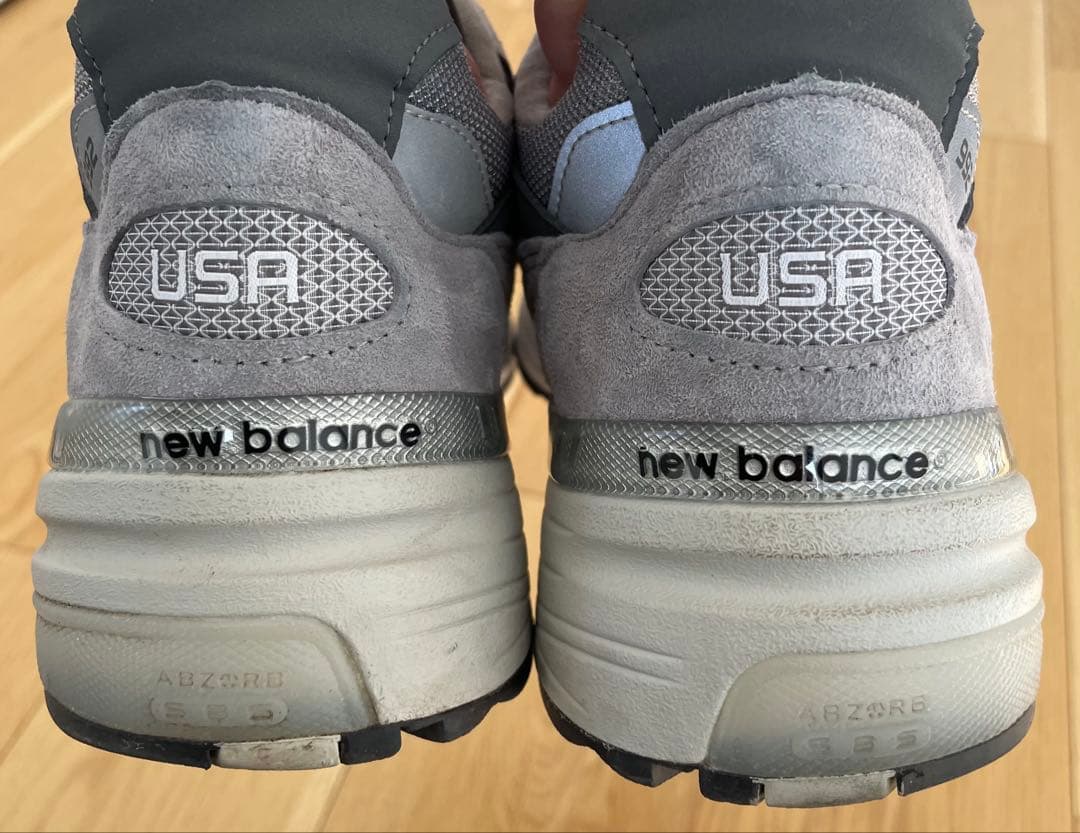 靴 New Balance 992 U992GY gray