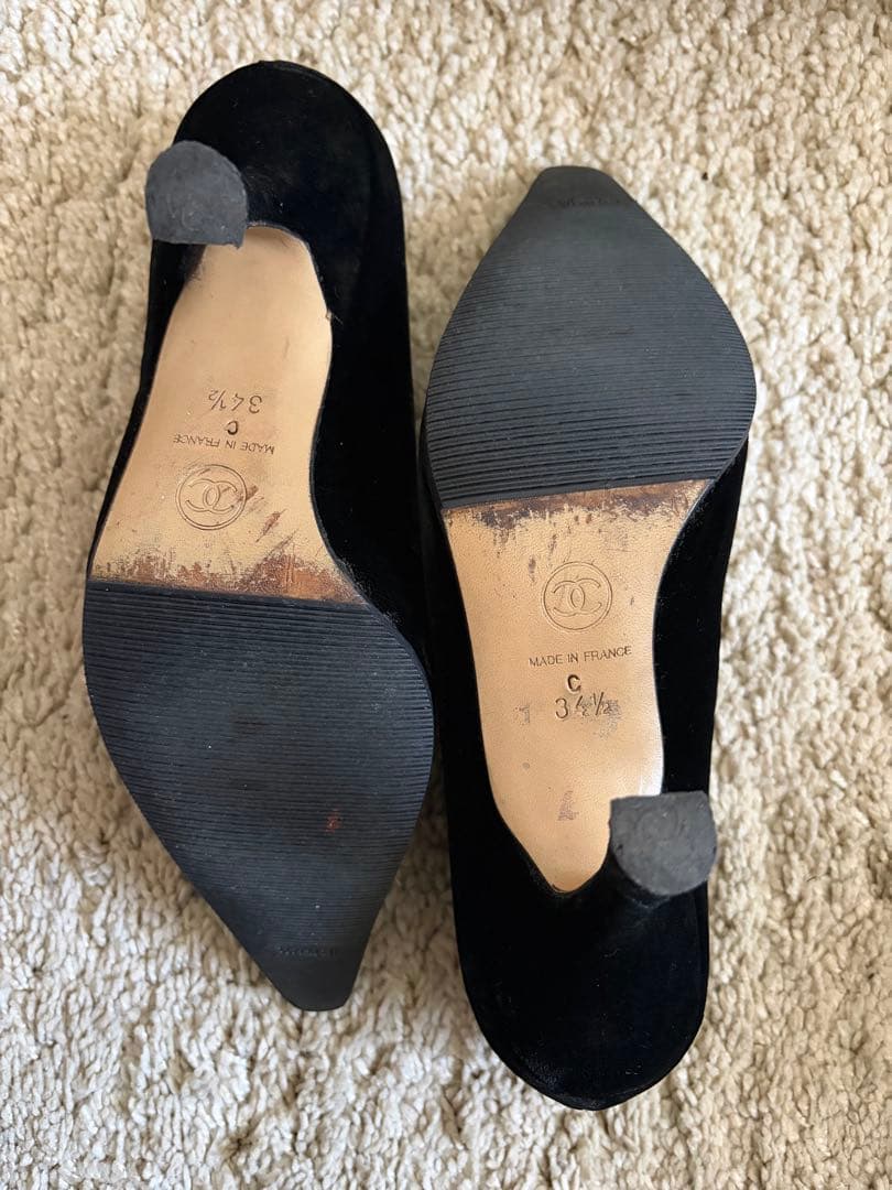 CHANEL パンプス　黒　34.5