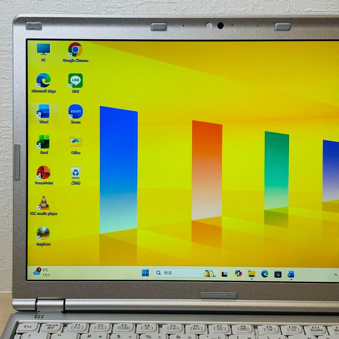 レッツノート PC Windows11 SSD DVD オフィス付き P-119