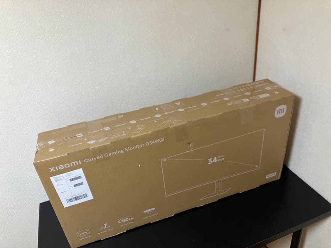 Xiaomi 曲面 ゲーミングモニター G34WQi 34インチ　新品購入