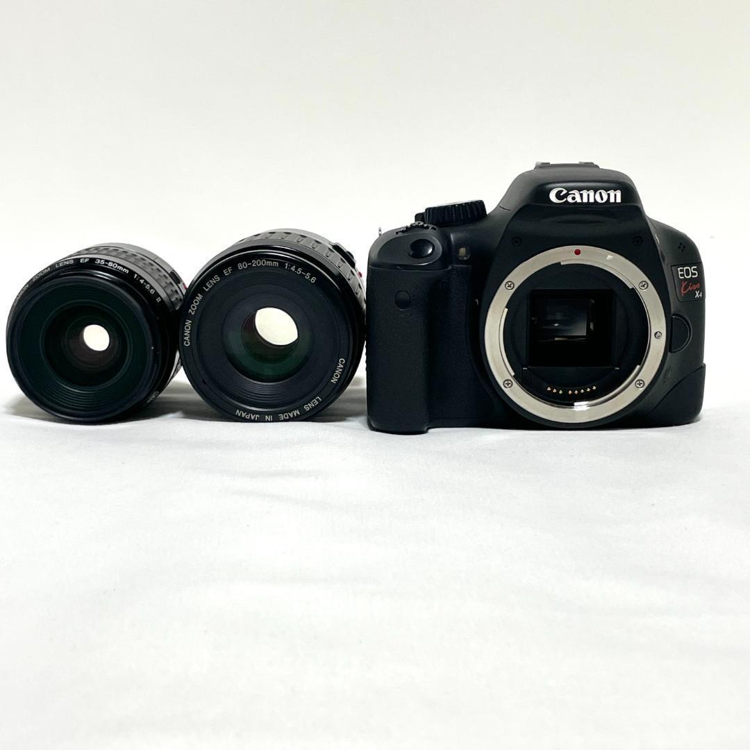 初心者OK❣️ Canon EOS Kiss X4 Wズームレンズセット