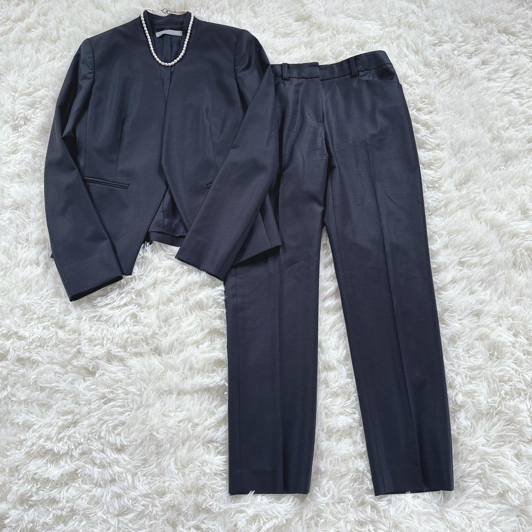 【美品】Theory luxe EXECUTIVE ノーカラー パンツスーツ36