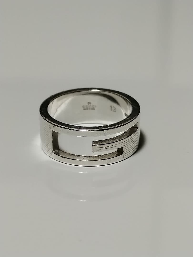 GUCCI ブランデッドGリング 12号（刻印サイズ:13）