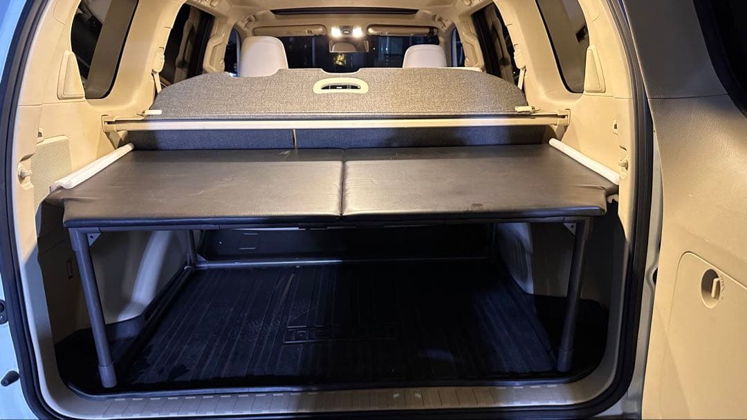 150プラド 5人乗り　トランク　棚　ラゲージラック　ラゲッジラック