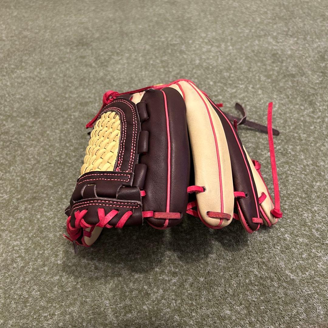 美品 久保田スラッガー 軟式オーダーグラブ 内野手用