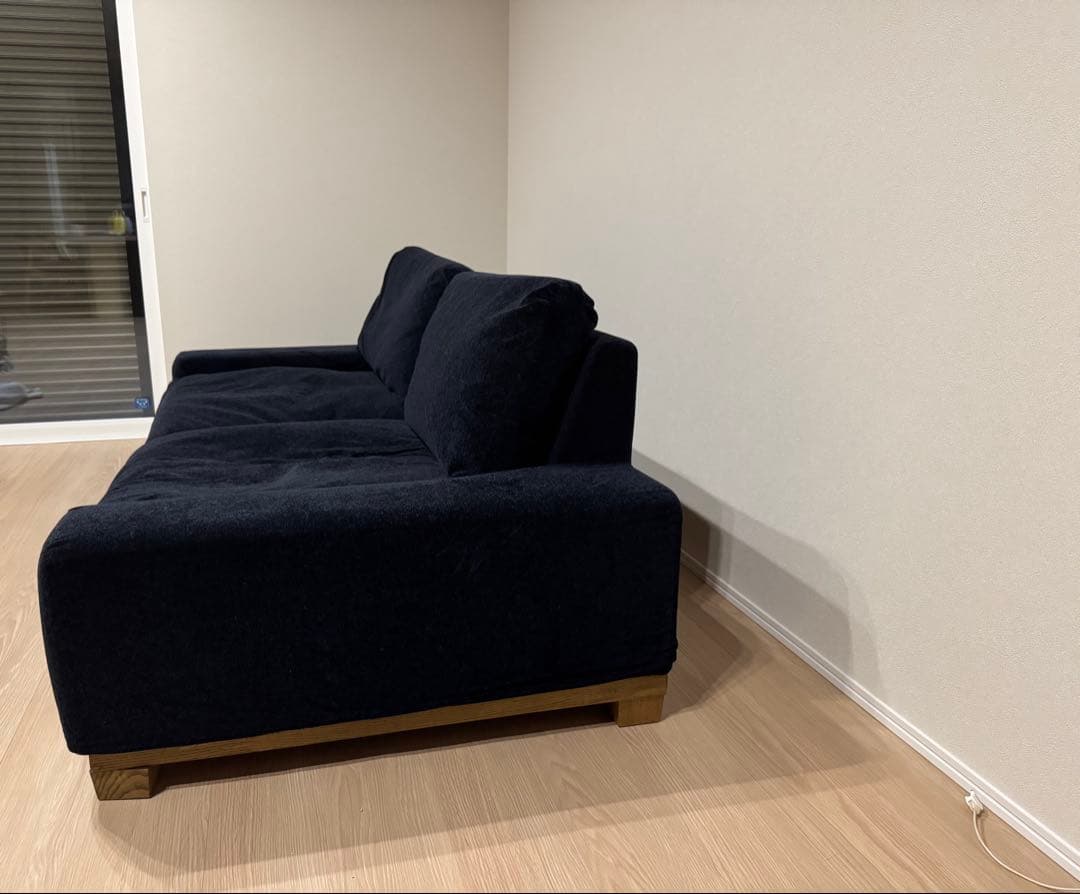 Re:CENO/リセノ　FOLK3人掛けソファー　替えのカバー付き