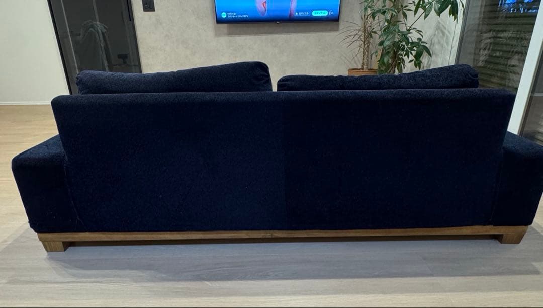 Re:CENO/リセノ　FOLK3人掛けソファー　替えのカバー付き