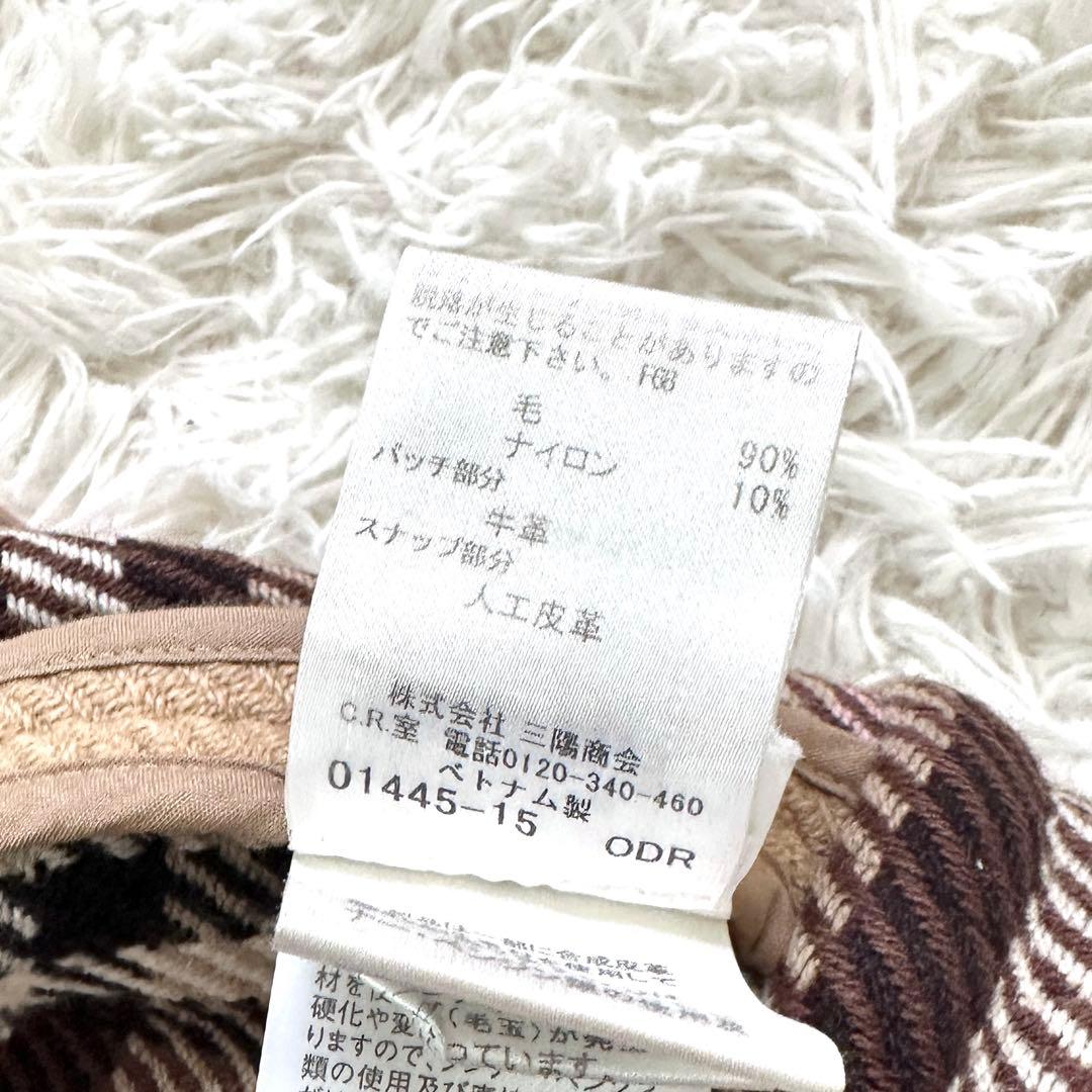 極美品✨バーバリーブルーレーベル ダッフルコート ヘリンボーン ノバチェック M