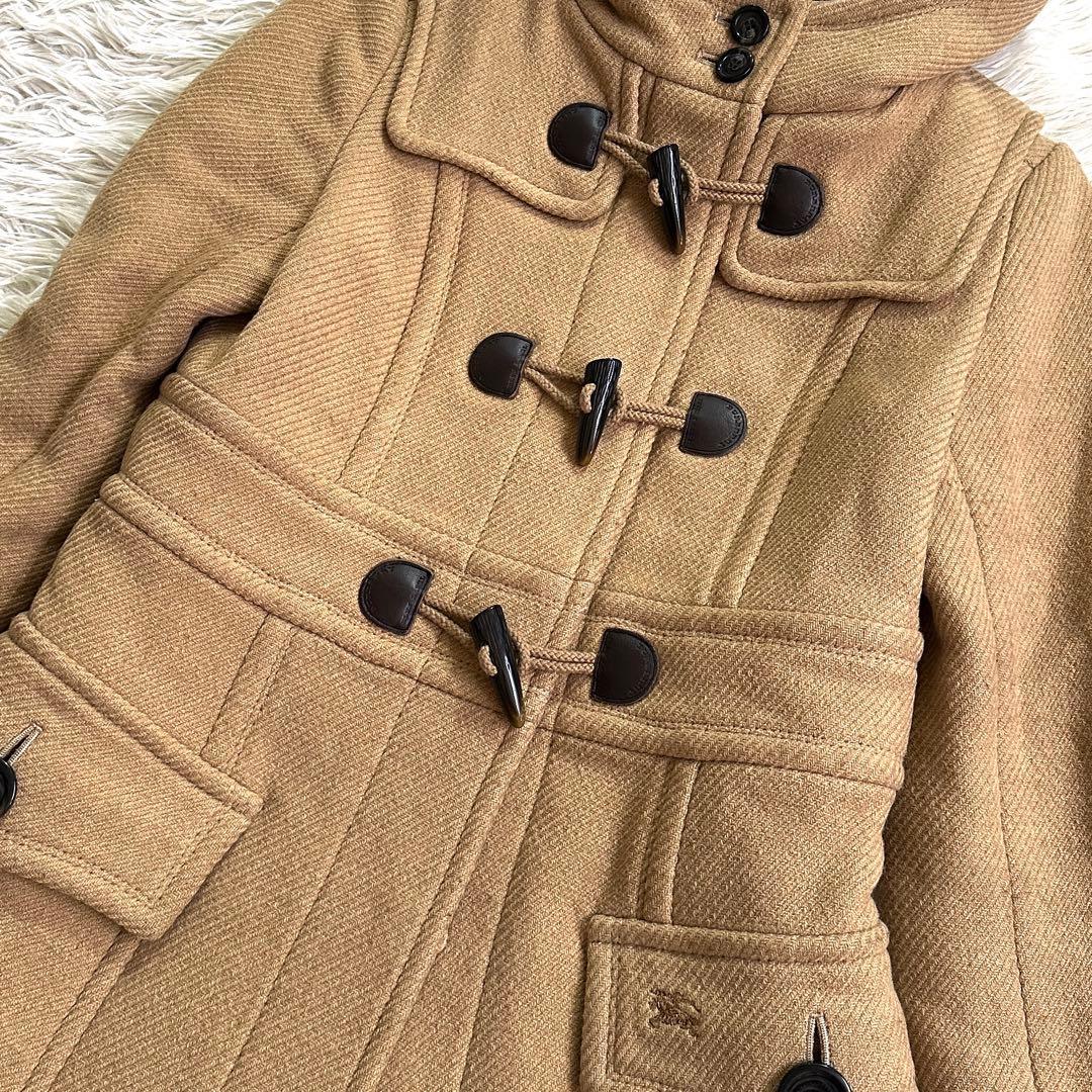 極美品✨バーバリーブルーレーベル ダッフルコート ヘリンボーン ノバチェック M