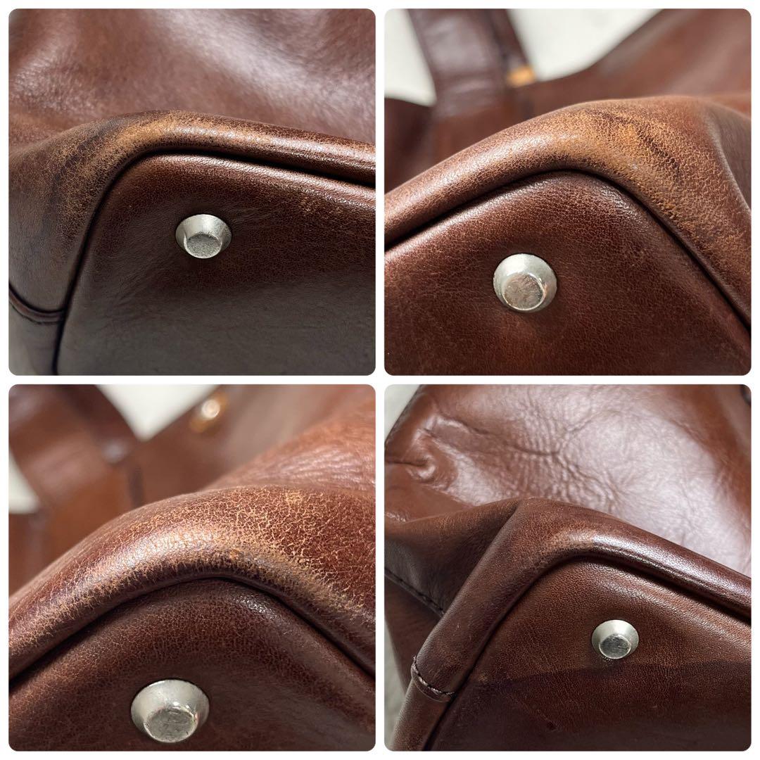 いじゅfico GANZO レザー 3wayブリーフケース　ブラウン