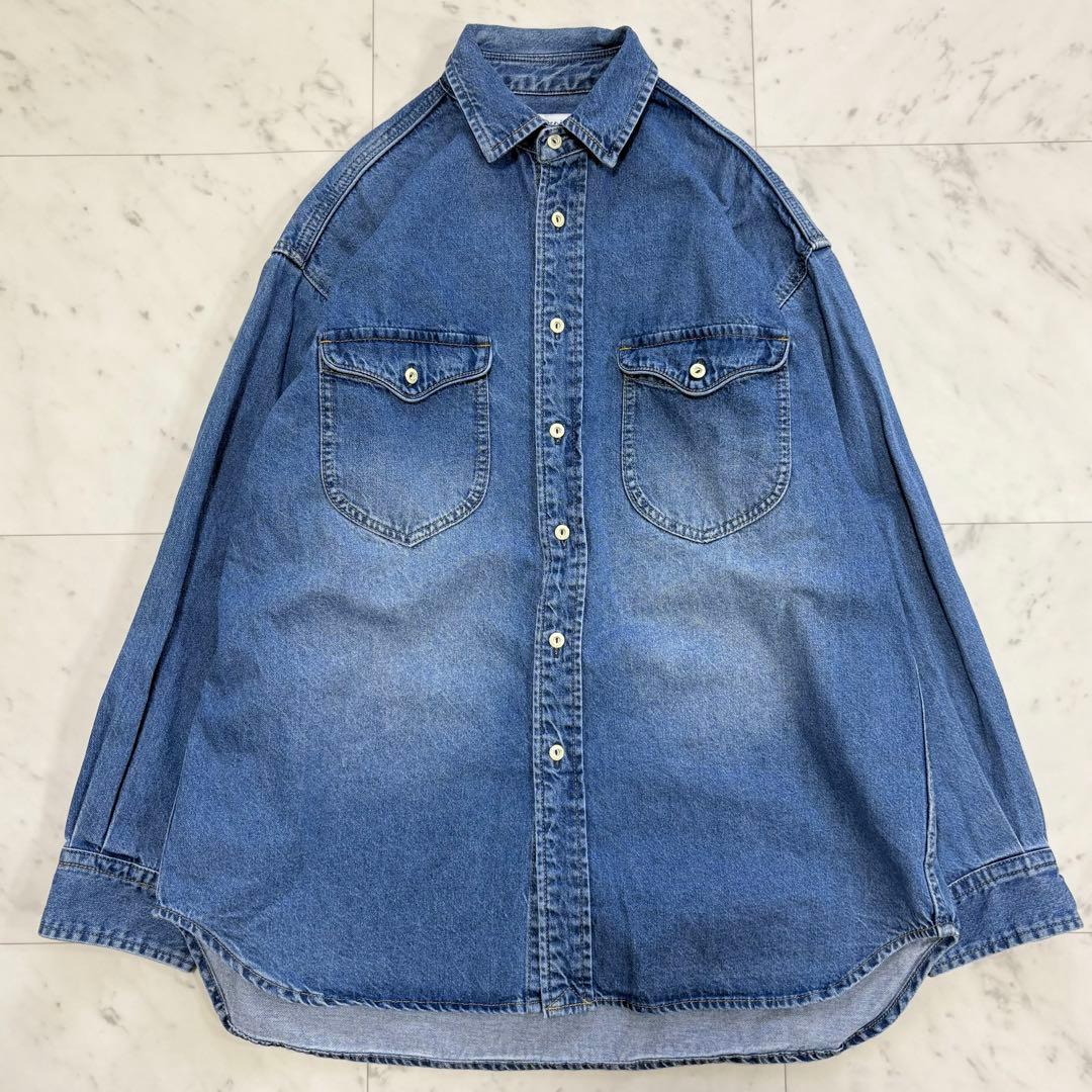 美品♪スローブイエナ　LE DENIM BDUシャツ　デニムシャツ　ゆったり