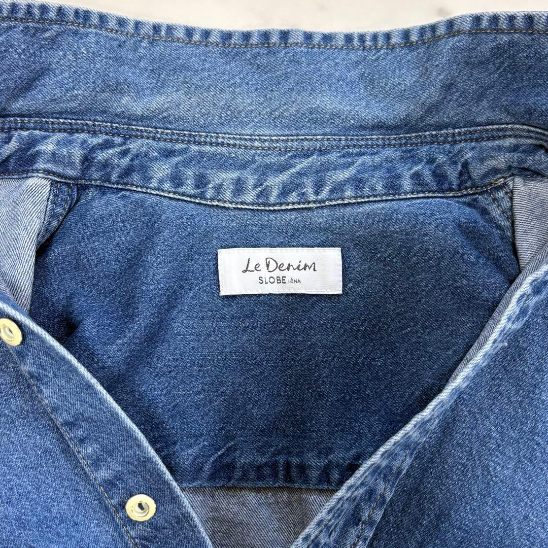 美品♪スローブイエナ　LE DENIM BDUシャツ　デニムシャツ　ゆったり