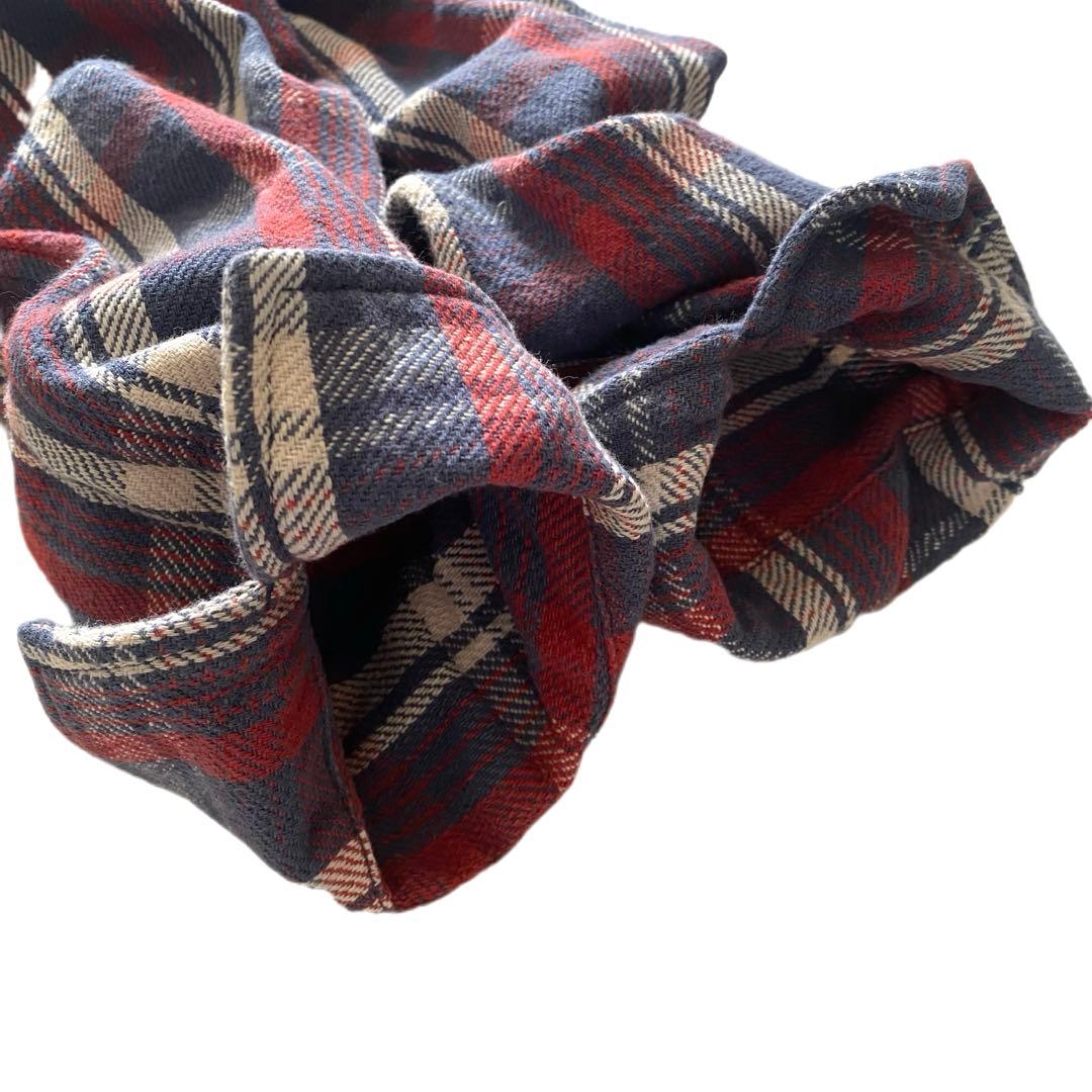 45R 45rpm 日焼けネル フリルカシュクール ブラウス チェック Aライン