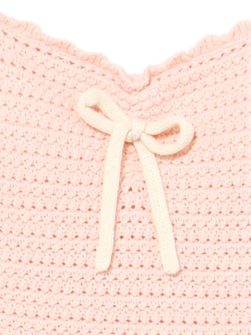 トップス ANDMARY Sui ribbon tops ivory