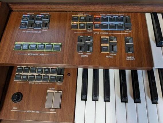 YAMAHA　エレクトーン　PC-10　操作基板