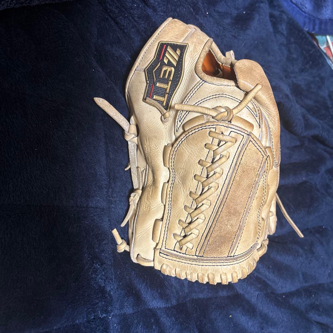ZETT ベージュ 硬式グローブ