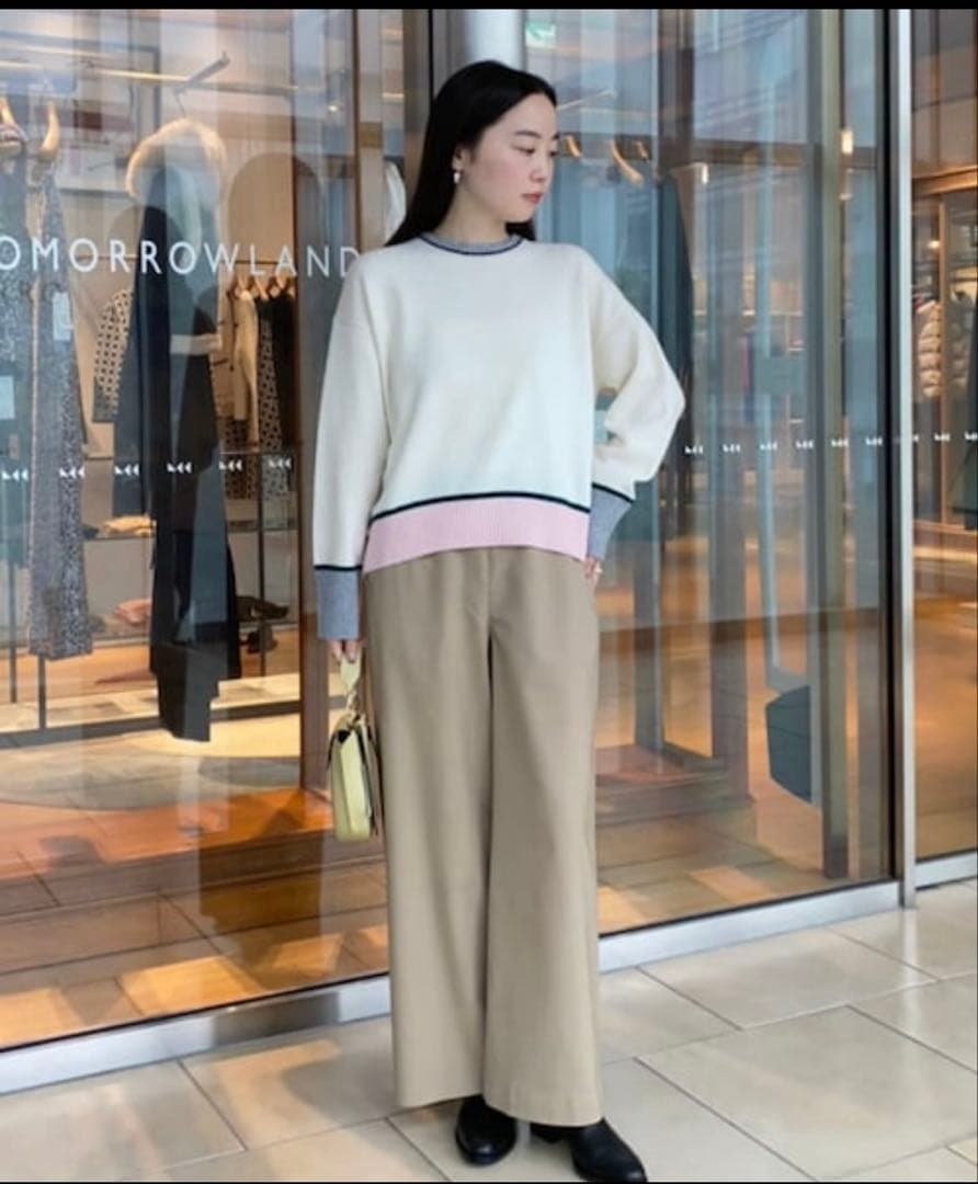 TOMORROWLAND NZ LAMBS クルーネックプルオーバー マカフィー