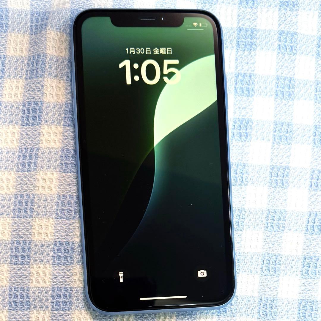 【箱付き】iPhoneXR128GB ブルーSIMフリー