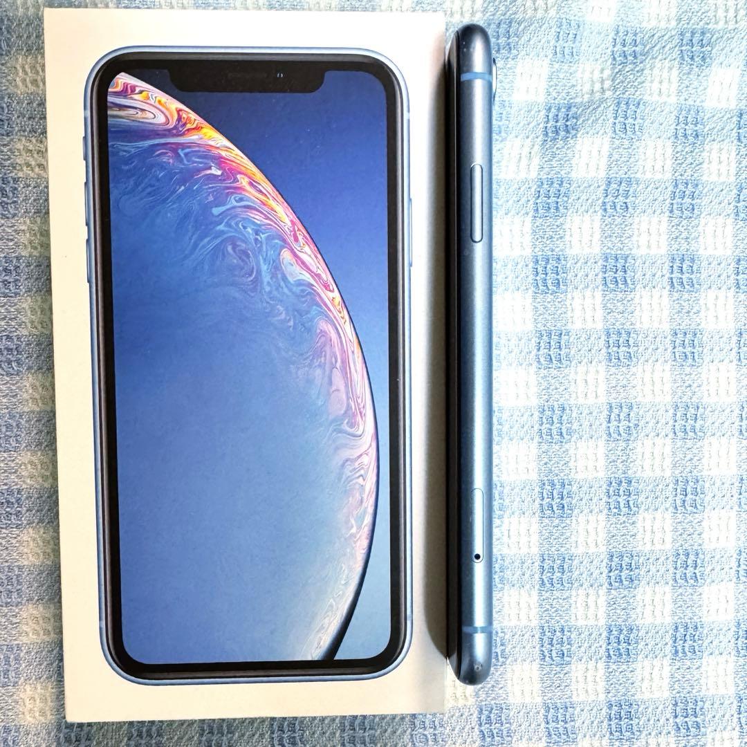 【箱付き】iPhoneXR128GB ブルーSIMフリー