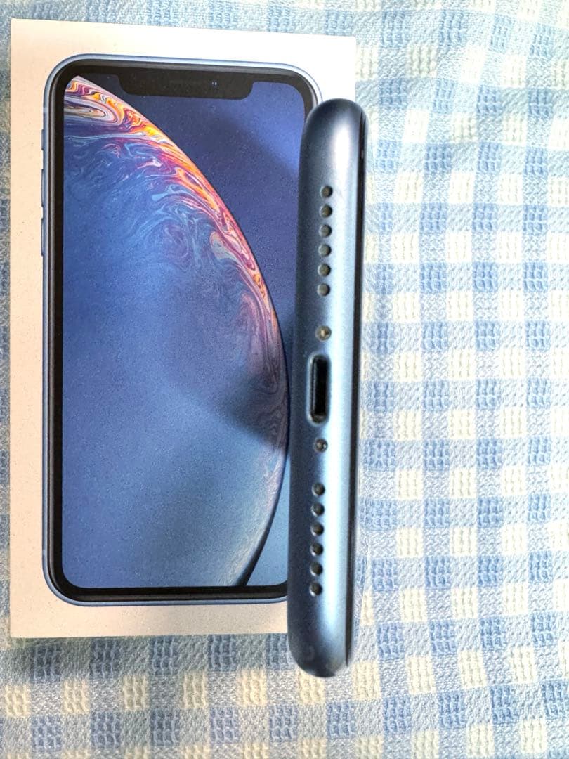 【箱付き】iPhoneXR128GB ブルーSIMフリー