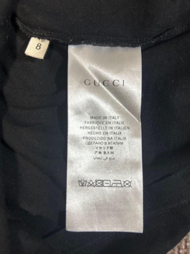 GUCCI キッズ Tシャツ サイズ8 ブラック